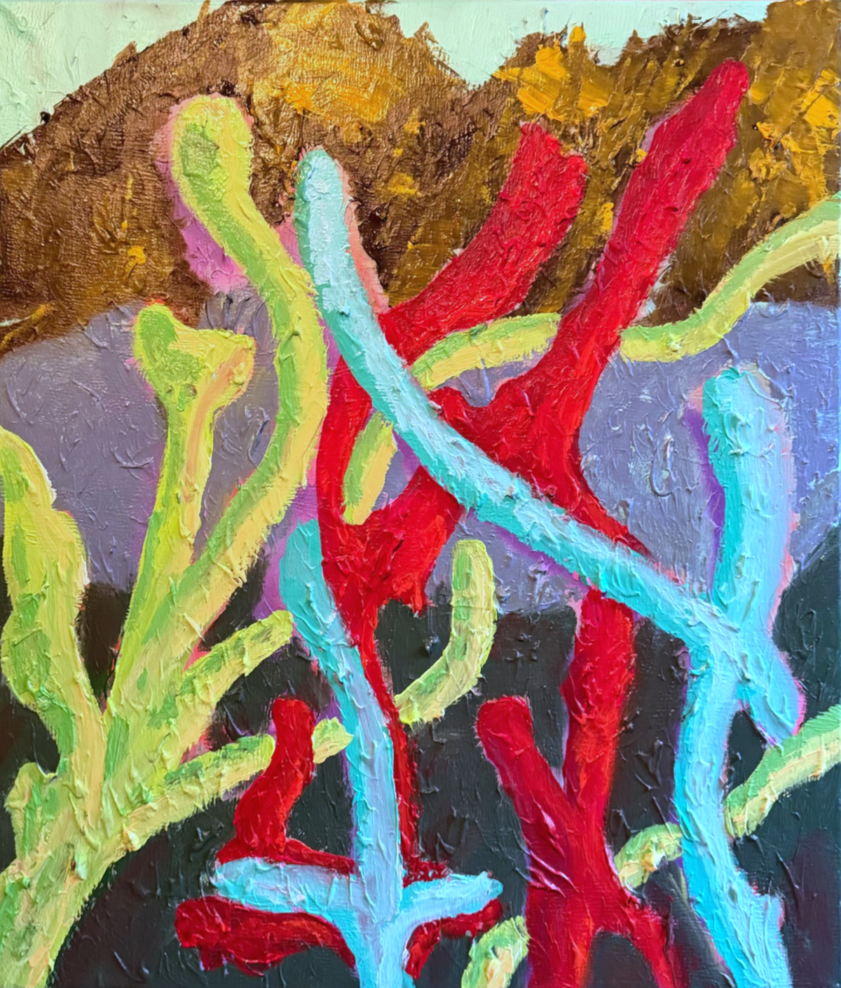 "You're actually blocking the view" 70cm x 60cm, 2026