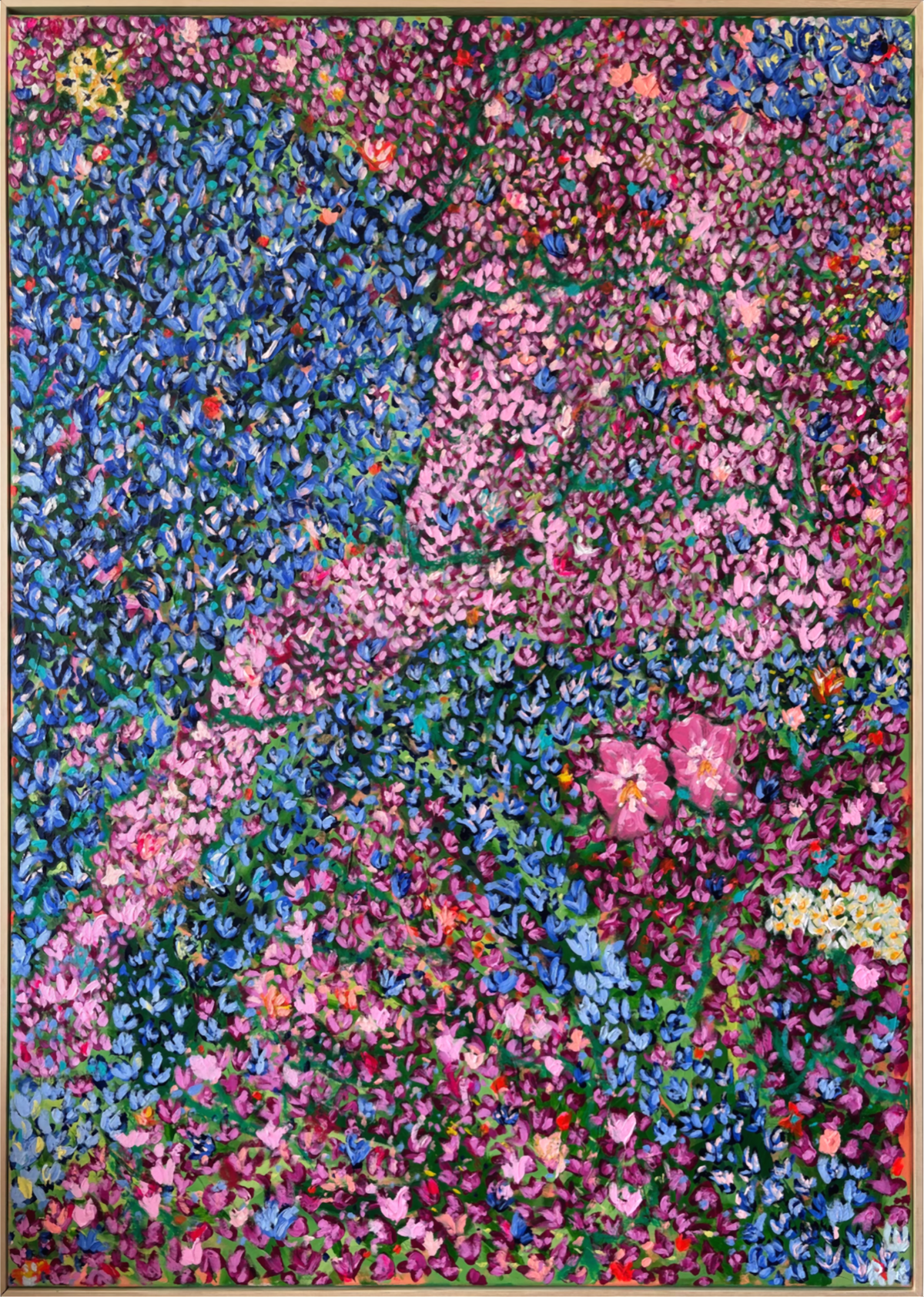 "Impasto flowerbed" 100cm x 140cm, 2026