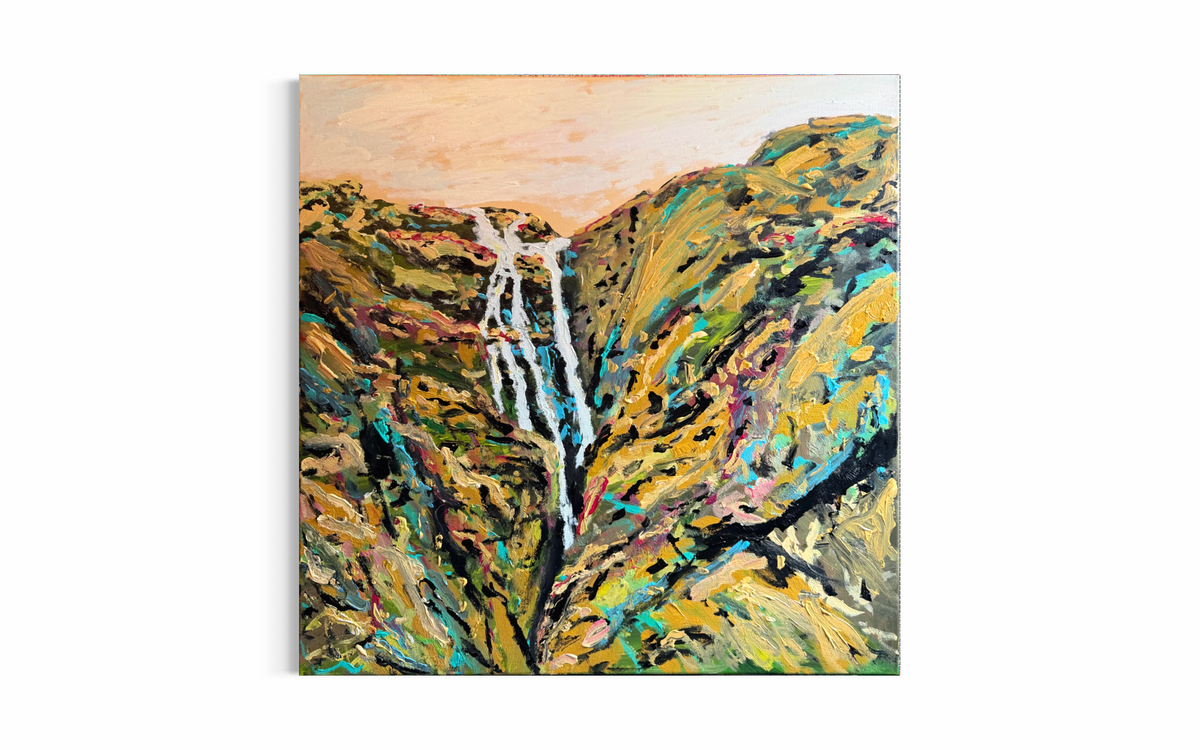 "Glymur, sort of" 80cm x 80cm, 2026