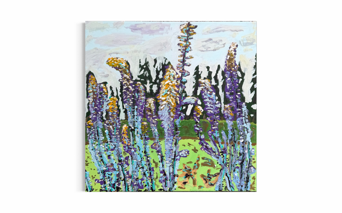"Blómlendi á Miklatúni" 80cm x 80cm, 2026